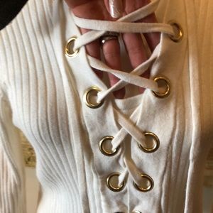 MICHAEL Michael Kors Sweaters - Michael Kors ribbed ribbed top MICHAEL Michael Kors Sweaters - Michael Kors ribbed ribbed top
